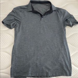 Gray LuLu Lemon Polo